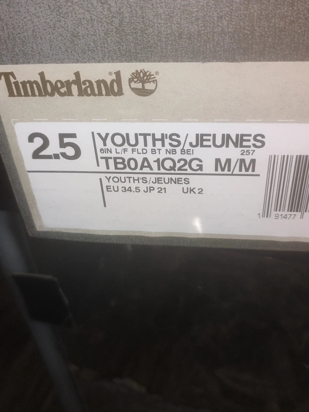 Kids Timbaland Beige Tan Lace-Up Winter Boots